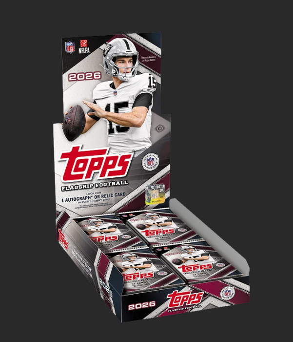 2026 Topps Flagship Football NFL Hobby Box (Pre-Order: August 21)