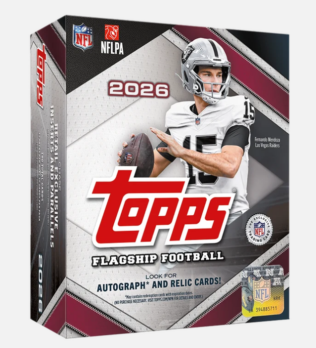 2026 Topps Flagship Football NFL Mega Box (Pre-Order: August 21)