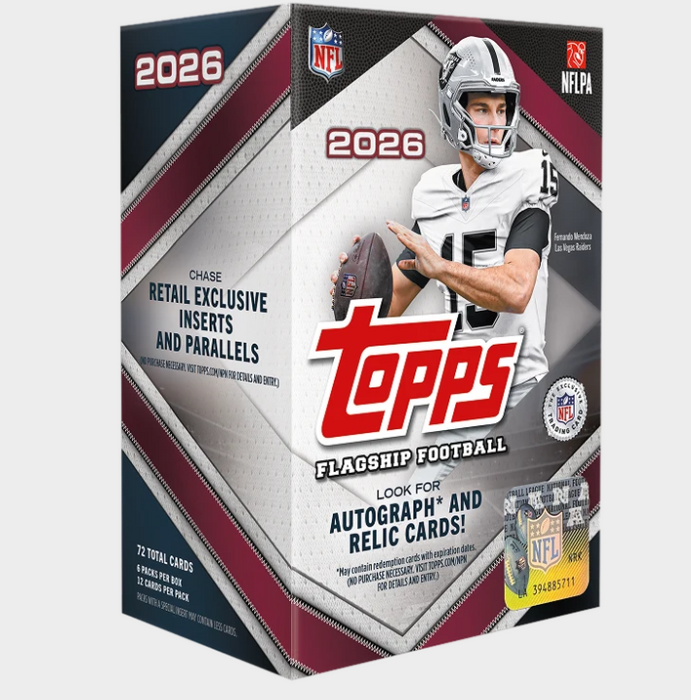 2026 Topps Flagship Football NFL Value Blaster Box (Pre-Order: August 21)