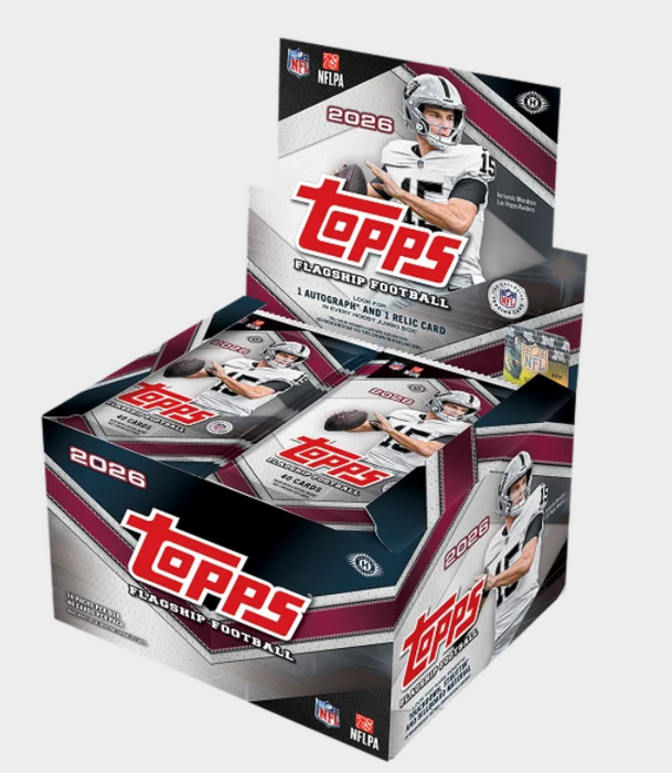 2026 Topps Flagship Football NFL Jumbo Hobby Box (Pre-Order: August 21)