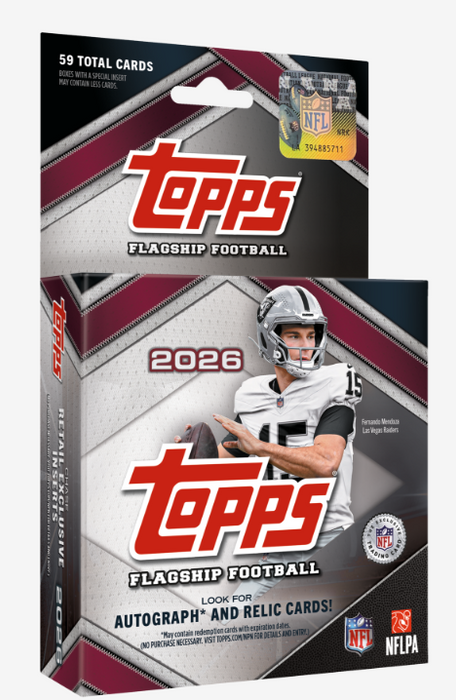 2026 Topps Flagship Football NFL Hanger Box (Pre-Order: August 21)