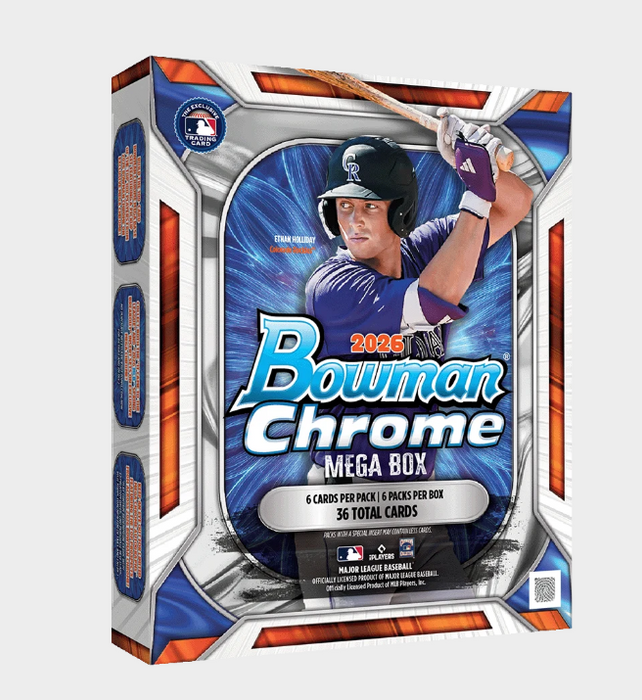 2026 Bowman Chrome Baseball Mega Box (Pre-Order: September 23)
