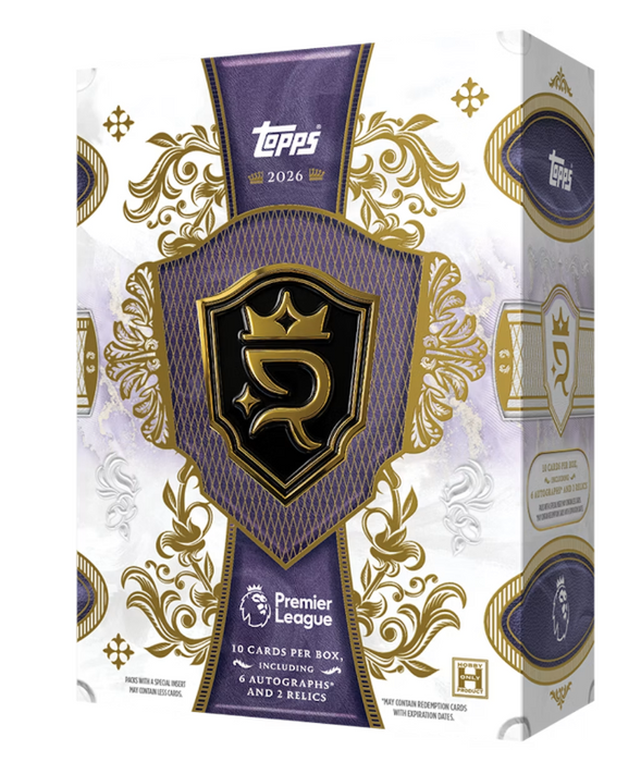 2026 Topps Royalty Premier League EPL Soccer Hobby Box (Pre-Order: September 24)