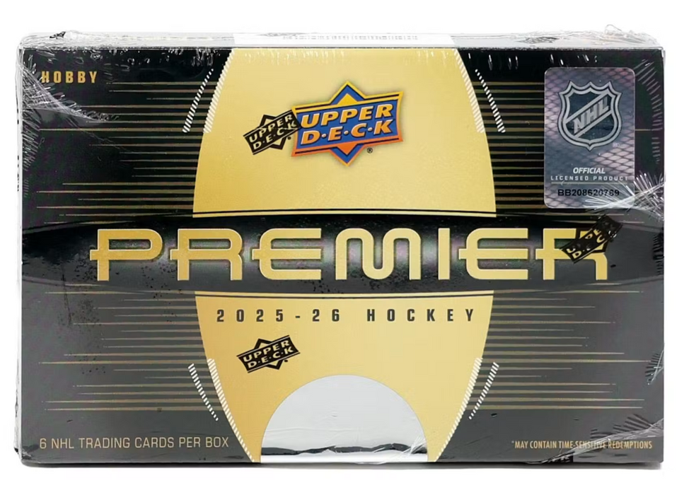 2025-26 Upper Deck Premier Hockey Hobby Box