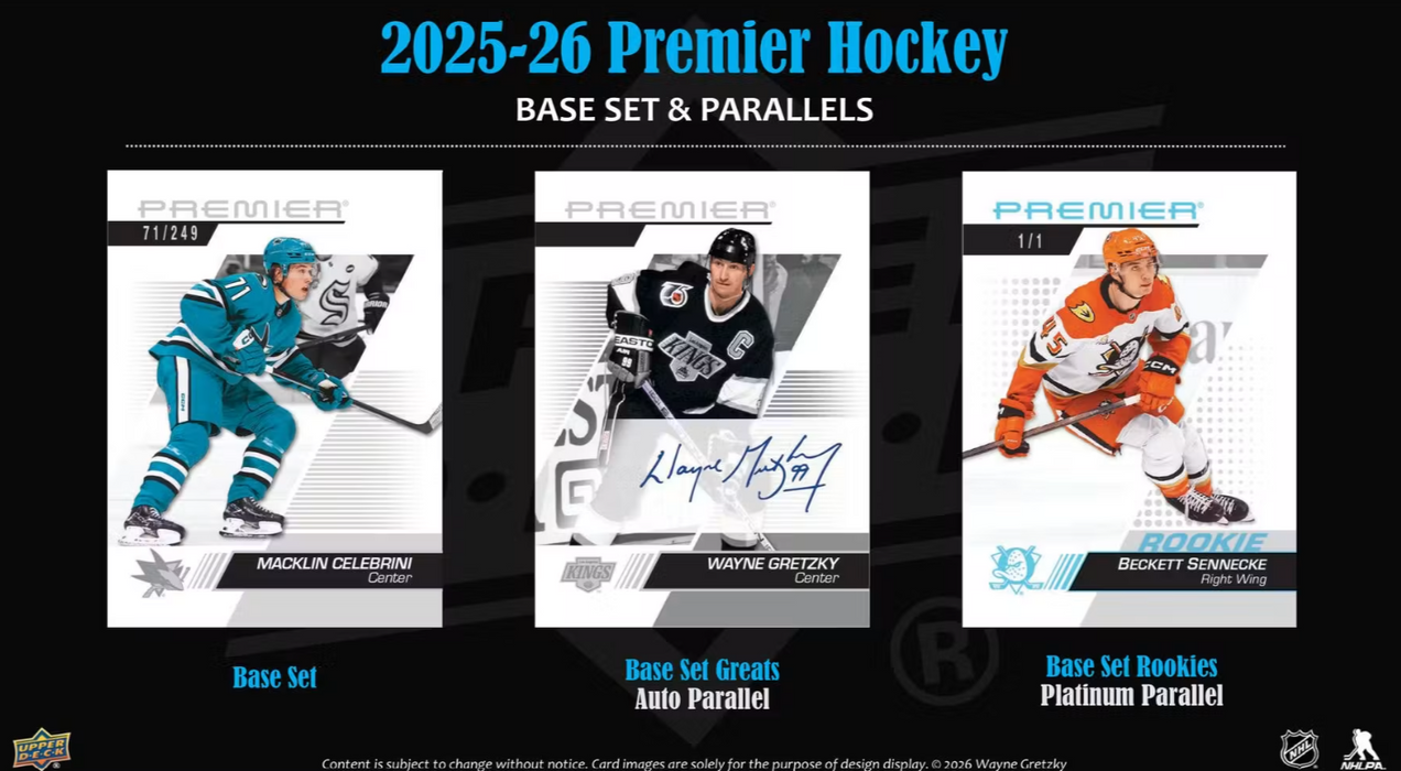 2025-26 Upper Deck Premier Hockey Hobby Box
