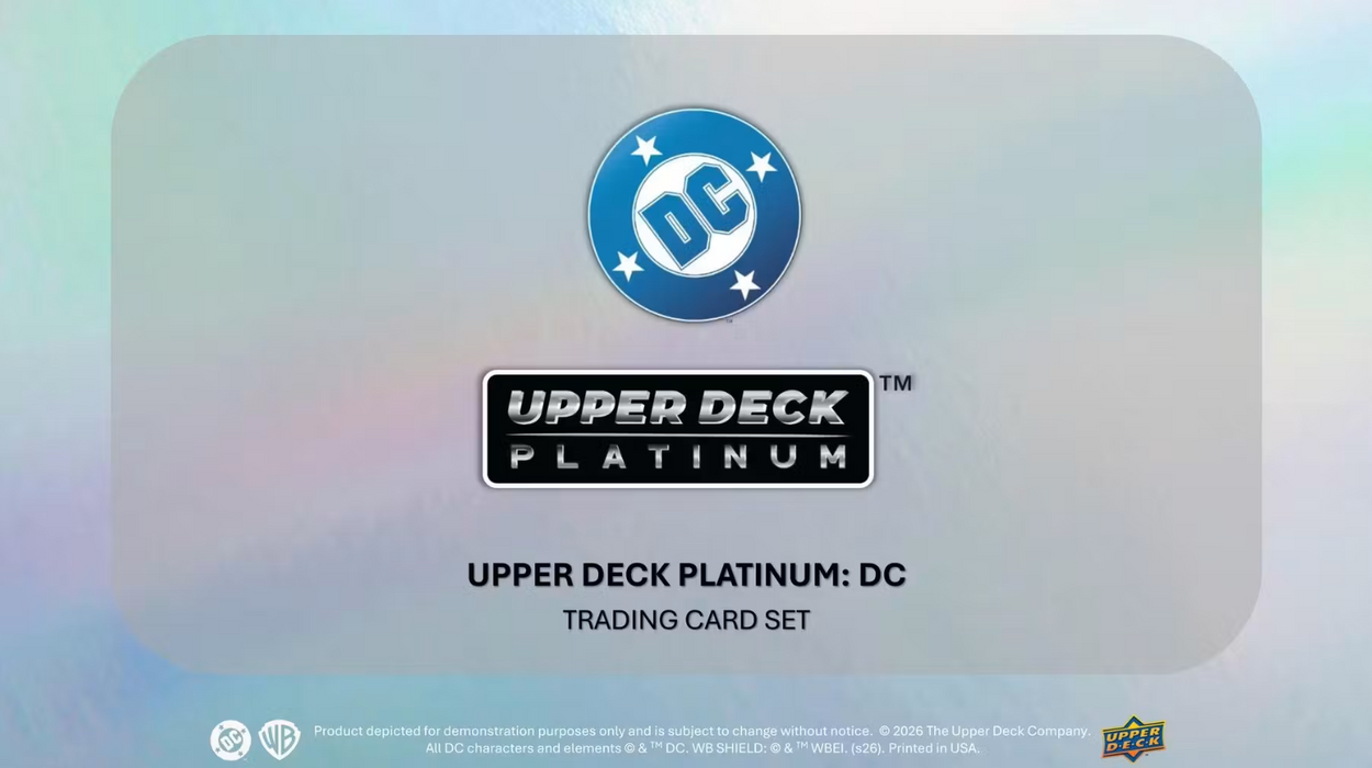 2026 Upper Deck DC Platinum Hobby Box