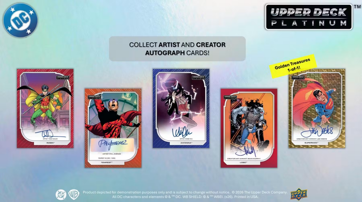 2026 Upper Deck DC Platinum Hobby Box