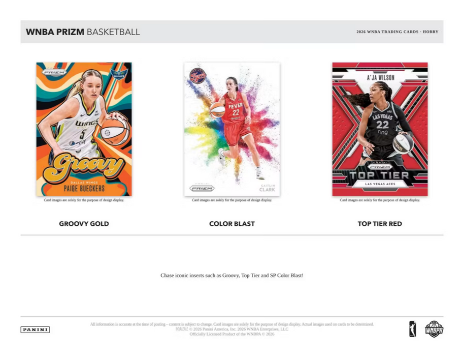 2026 Panini Prizm WNBA Basketball Hobby Box (Pre-Order: October 1)