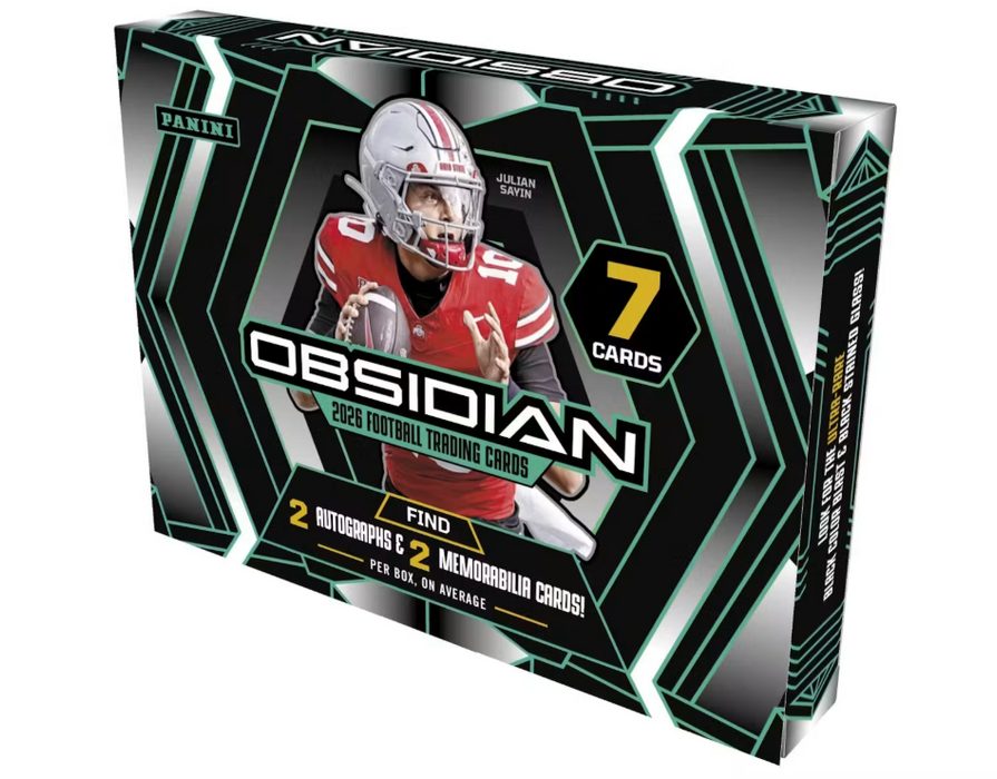2026 Panini Obsidian Football NFL Hobby Box (Pre-Order: October 22)