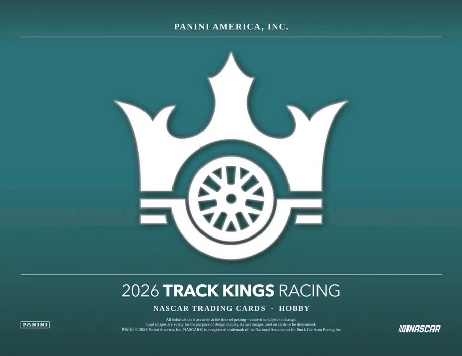 2026 Panini Track Kings NASCAR Racing Hobby Box (Pre-Order: October 10)