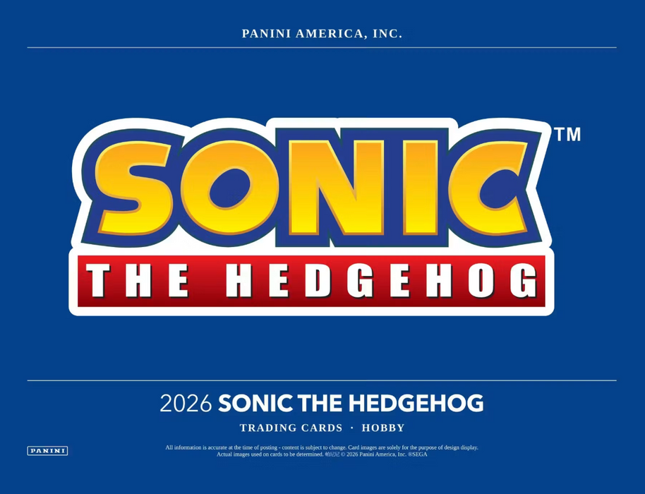 2026 Panini Sonic the Hedgehog Hobby Box (Pre-Order: December 10)