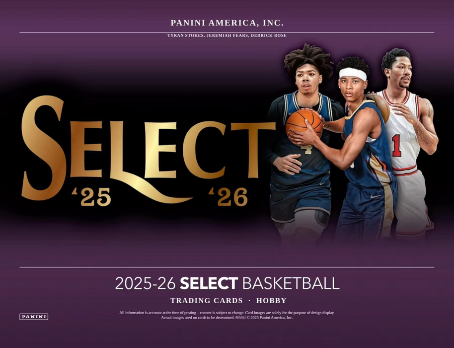 2025-26 Panini Select Basketball Hobby Box (Pre-Order: October 15)