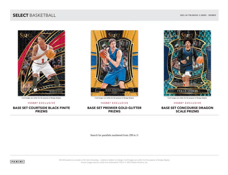 2025-26 Panini Select Basketball Hobby Box (Pre-Order: October 15)