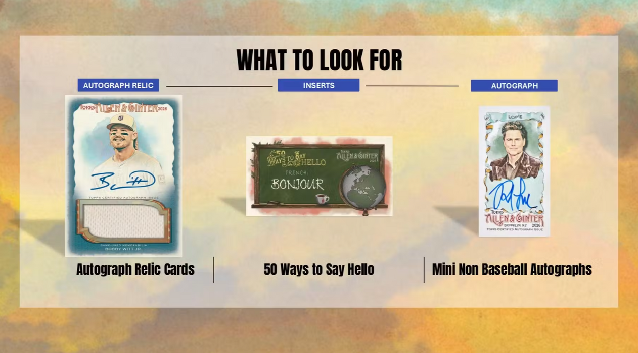 2026 Topps Allen & Ginter Baseball Blaster Value Box (Pre-Order: October 7)