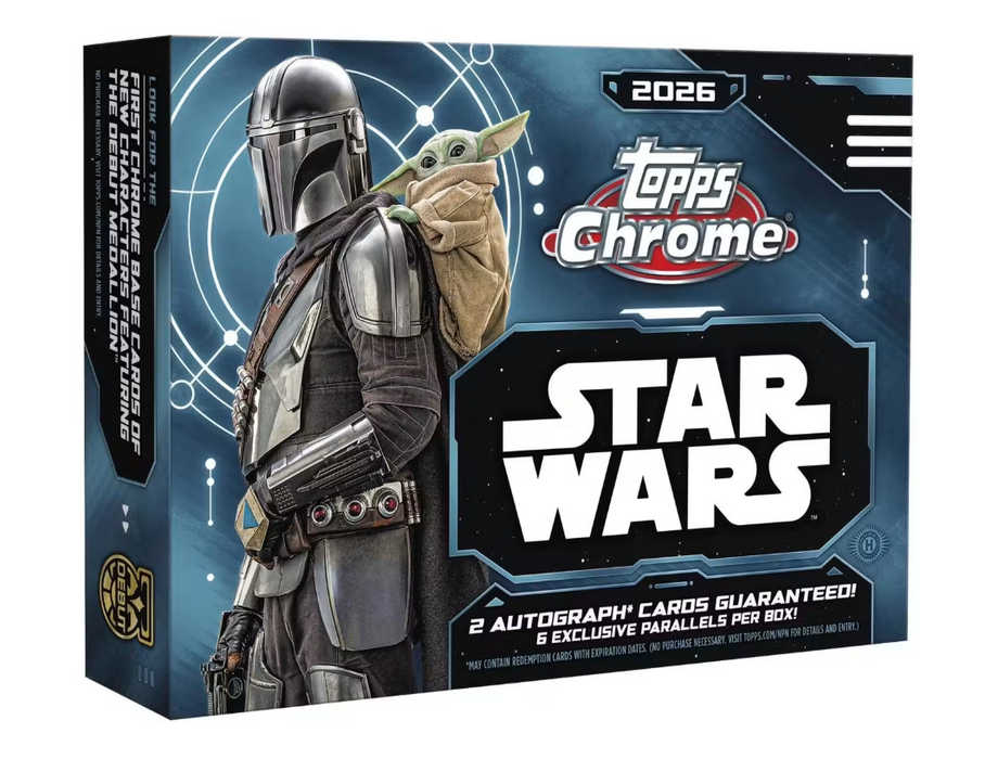 2026 Topps Star Wars Chrome Delight Box (Pre-Order: September 30)