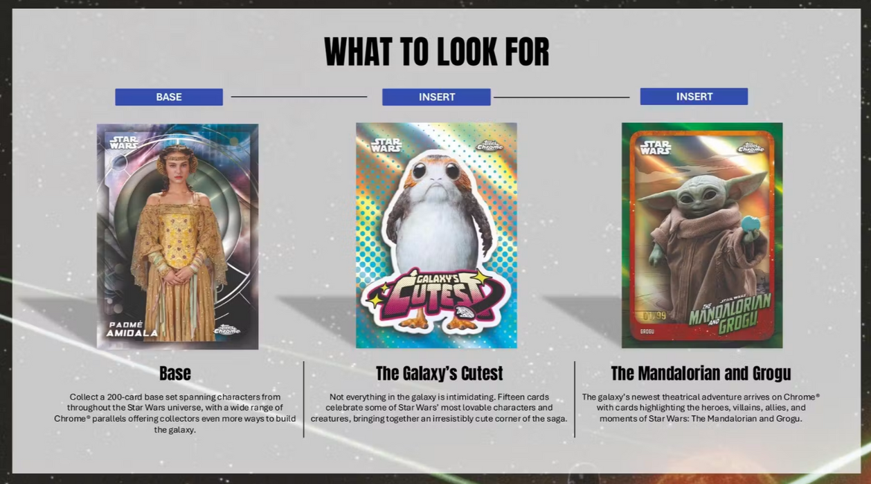 2026 Topps Star Wars Chrome Hobby Box (Pre-Order: September 30)