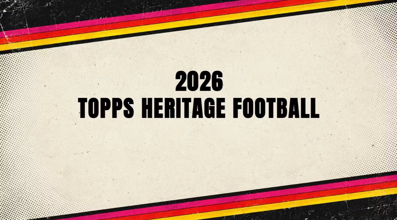 2026 Topps Heritage Football Mega Box (Pre-Order: October 21)