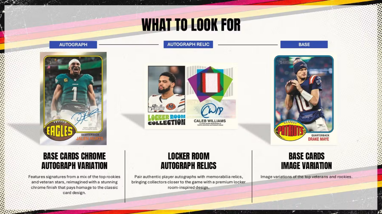 2026 Topps Heritage Football Mega Box (Pre-Order: October 21)