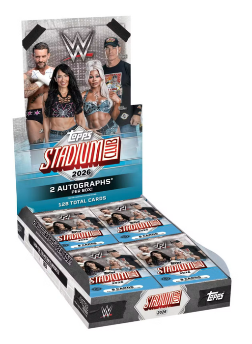 2026 Topps Stadium Club WWE Hobby Box (Pre-Order: October 23)