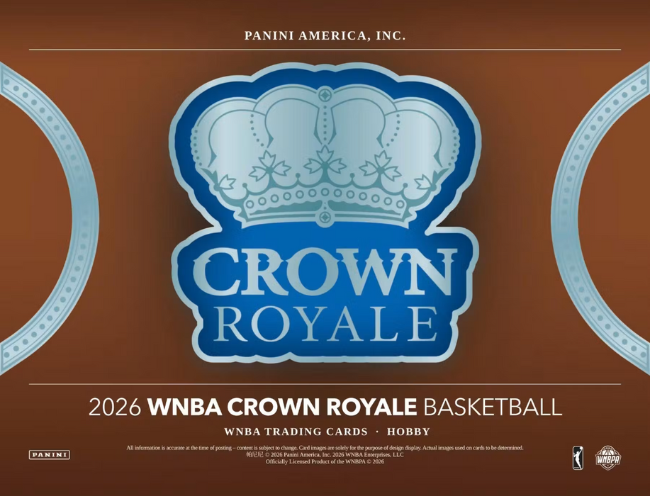 2026 Panini Crown Royale WNBA Basketball Hobby Box (Pre-Order: November 19)
