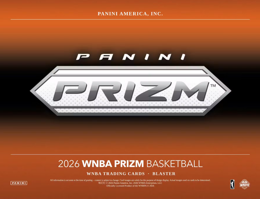 2026 Panini Prizm WNBA Basketball Value Blaster Box (Pre-Order: October 31)