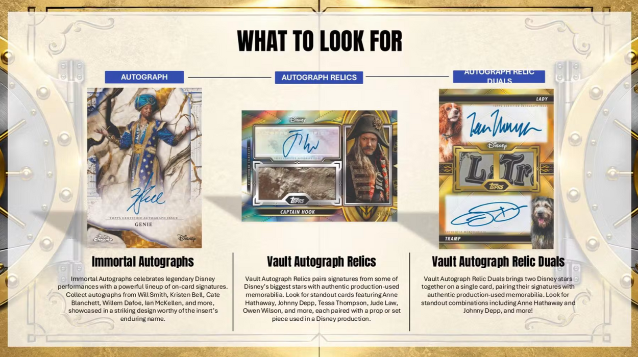2026 Topps Vault Disney Hobby Box (Pre-Order: October 21, 4 pm AEST)