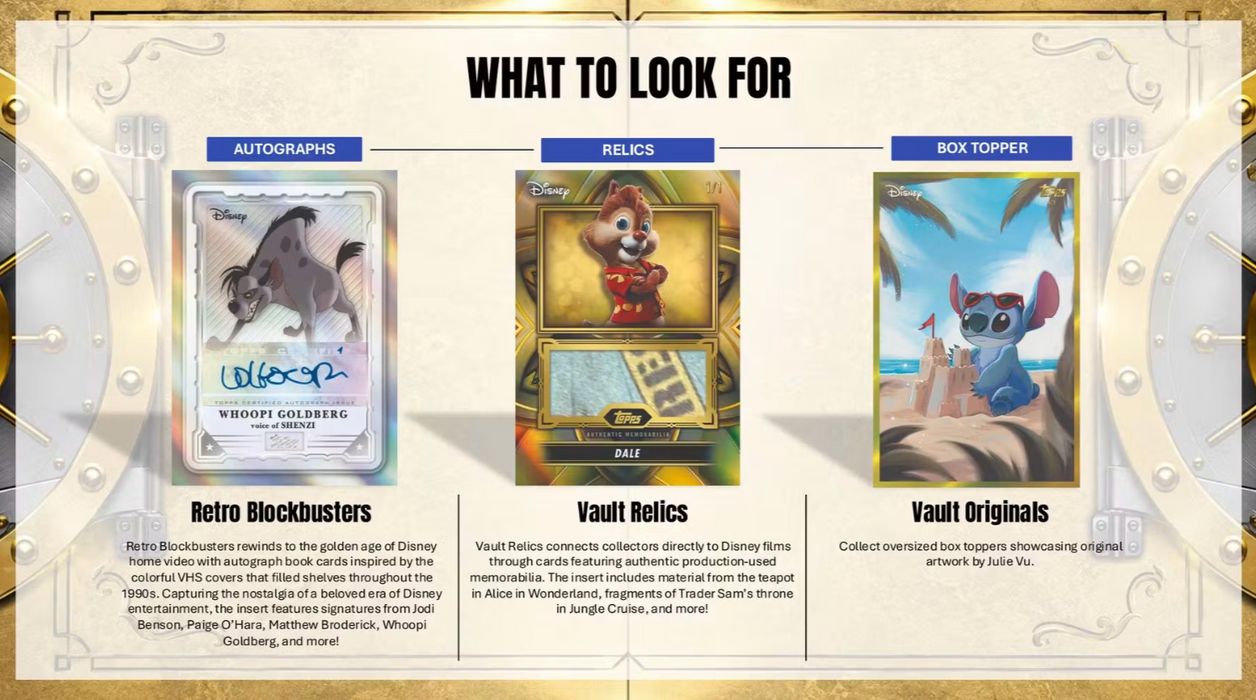 2026 Topps Vault Disney Hobby Box (Pre-Order: October 21, 4 pm AEST)