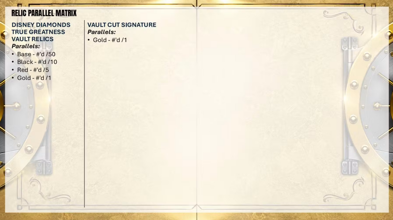2026 Topps Vault Disney Hobby Box (Pre-Order: October 21, 4 pm AEST)