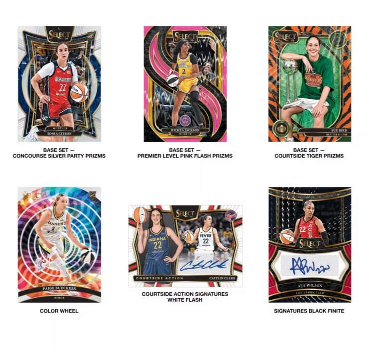 2025 Panini Select WNBA Basketball Mega Box