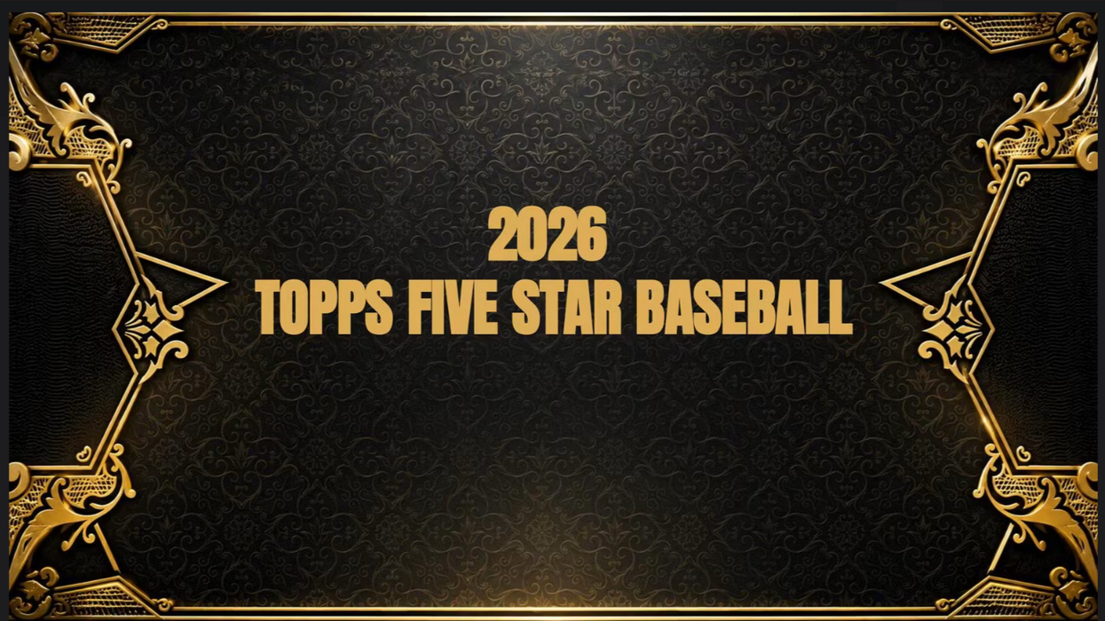 2026 Topps Five Star Baseball Hobby Box (Pre-Order: October 28, 4 pm AEST)
