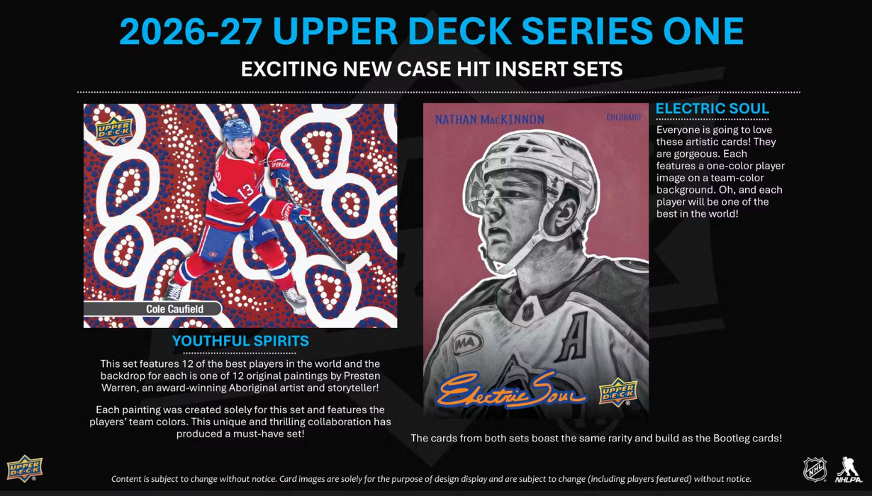 2026-27 Upper Deck Series 1 Hockey Hobby Box