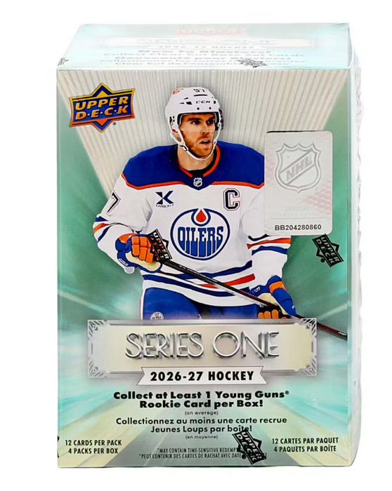 2026-27 Upper Deck Series 1 Hockey Blaster Value Box