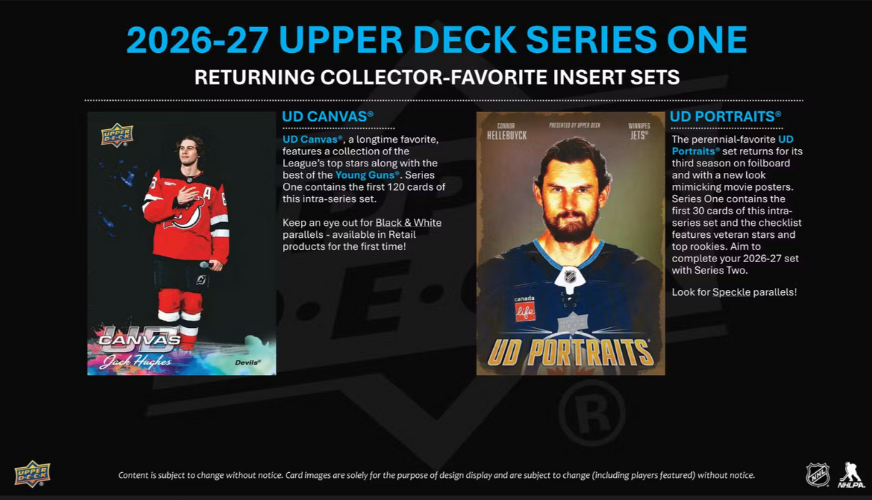 2026-27 Upper Deck Series 1 Hockey Tin Box