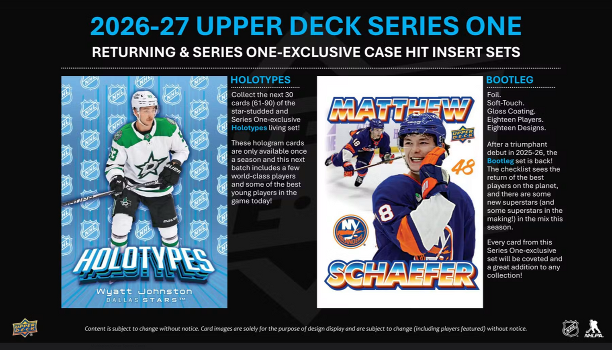 2026-27 Upper Deck Series 1 Hockey Blaster Value Box