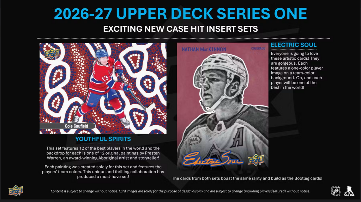 2026-27 Upper Deck Series 1 Hockey Tin Box