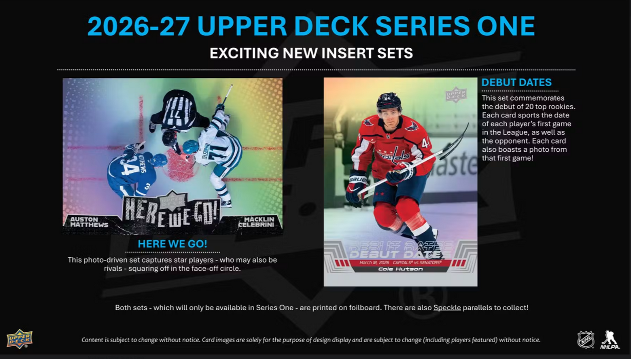 2026-27 Upper Deck Series 1 Hockey Blaster Value Box