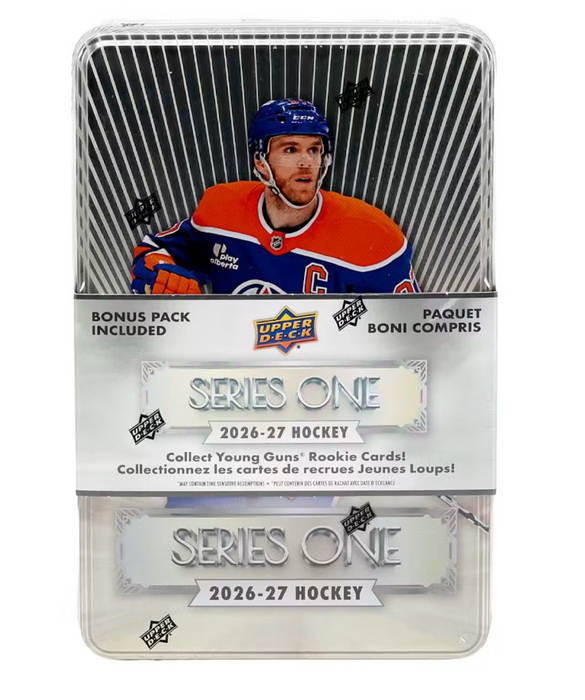 2026-27 Upper Deck Series 1 Hockey Tin Box