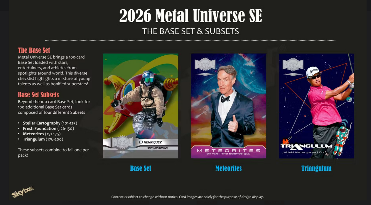 2026 Upper Deck Metal Universe SE Hobby Box