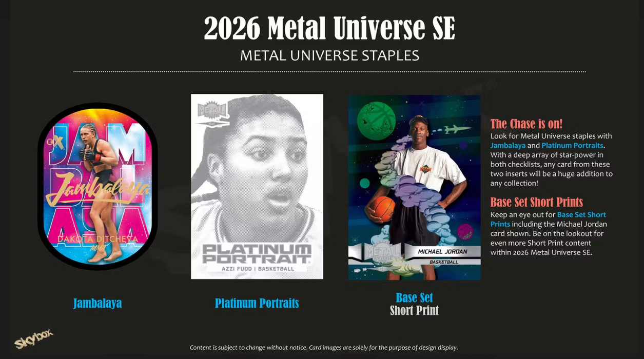 2026 Upper Deck Metal Universe SE Hobby Box
