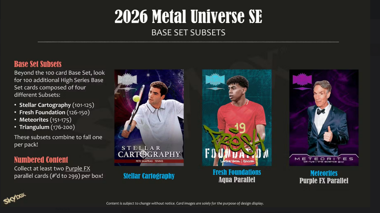 2026 Upper Deck Metal Universe SE Blaster Box