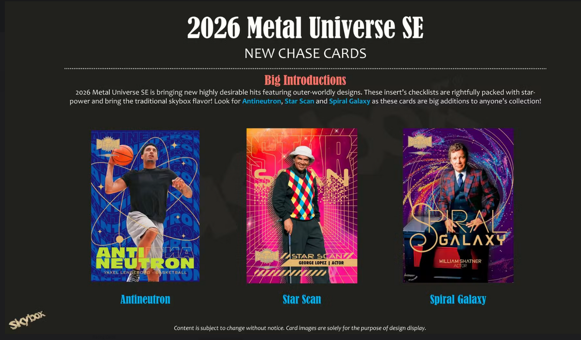 2026 Upper Deck Metal Universe SE Blaster Box