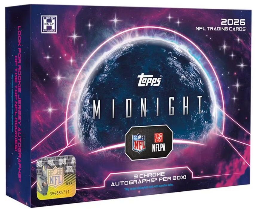 2026 Topps Midnight NFL Football Hobby Box (Pre-Order: November 13, 4 pm)