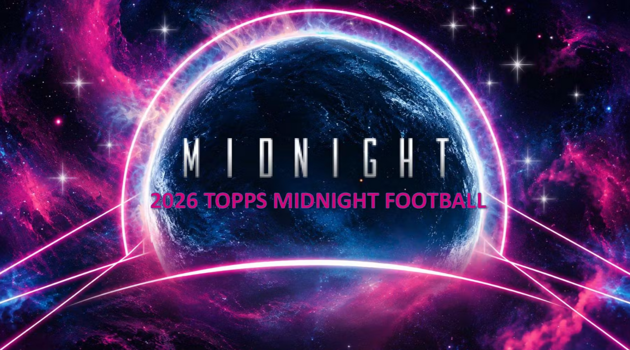 2026 Topps Midnight NFL Football Hobby Box (Pre-Order: November 13, 4 pm)