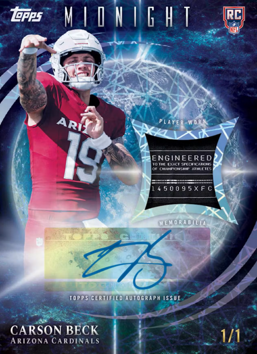 2026 Topps Midnight NFL Football Hobby Box (Pre-Order: November 13, 4 pm)