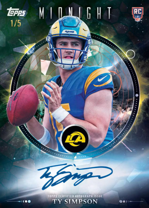 2026 Topps Midnight NFL Football Hobby Box (Pre-Order: November 13, 4 pm)