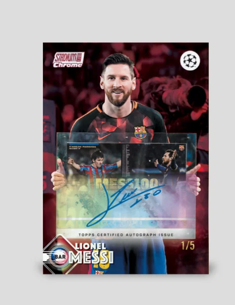 2026-27 Topps Stadium Club Chrome UEFA Champions League Soccer Blaster Value Box (Pre-Order: November 4, 4 PM)