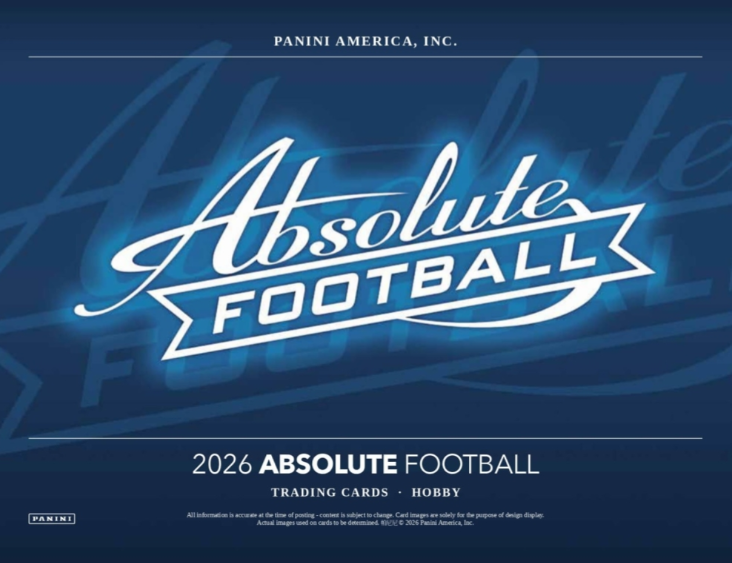 2026 Panini Absolute NFL Football Hobby Box (Pre-Order: TBA)