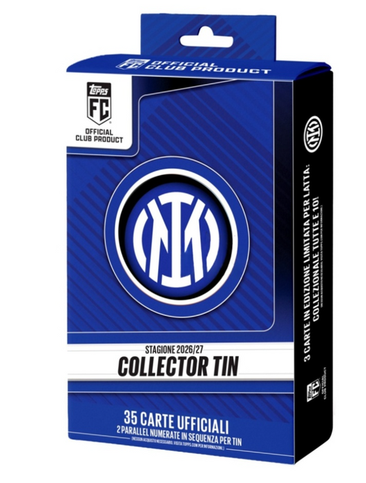 2026-27 Topps Inter Milan Soccer Collector Tin (Pre-Order: November 30, 4 pm)