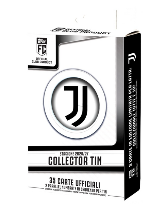 2026-27 Topps Juventus Soccer Collector Tin (Pre-Order: November 30, 4 pm)