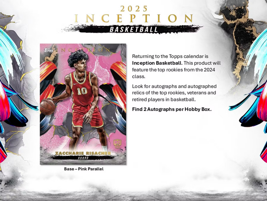 2024-25 Topps Inception Basketball Hobby Box